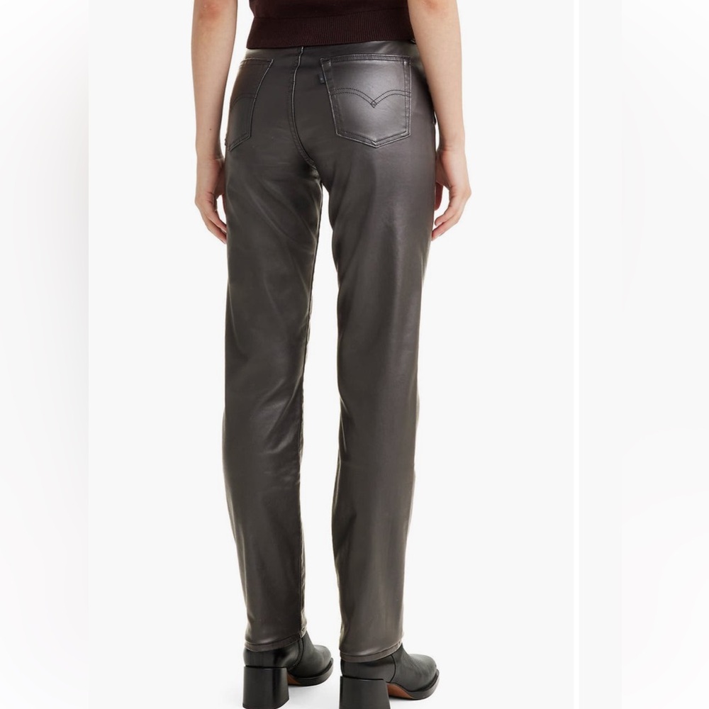NWT Levi’s high waist straight leg coated denim in shine till dawn - 27 x 32